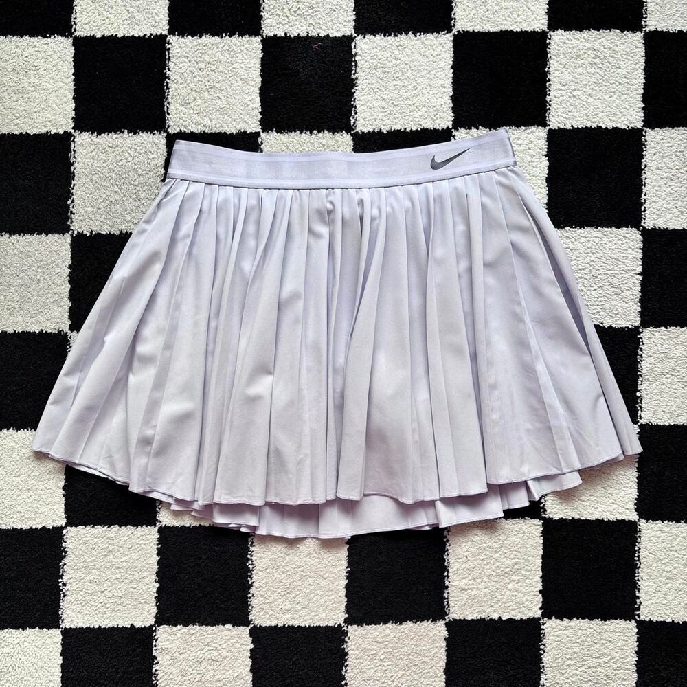 Nike Court Victory Dri-Fit Tennis Skirt High Waisted Lavender XL